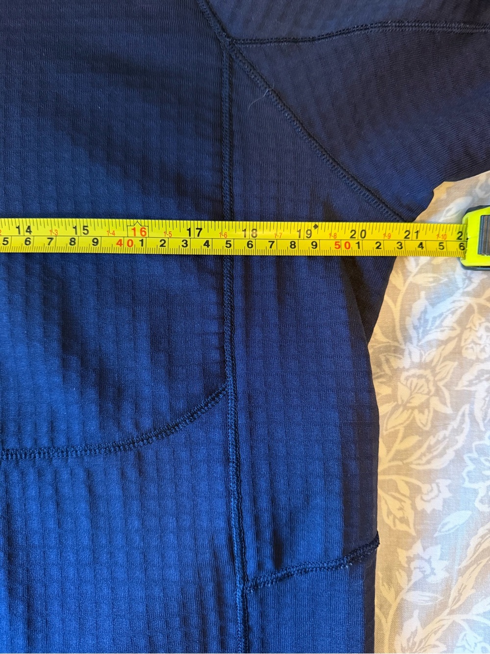 Patagonia Mens R1 Blue Fleece Pullover Half Zip Polartec Power Grid Sz Med - Picture 10 of 11